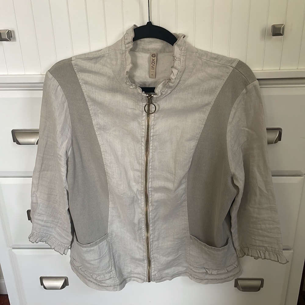 XCVI Ludie Linen Jacket - Picture 5 of 11